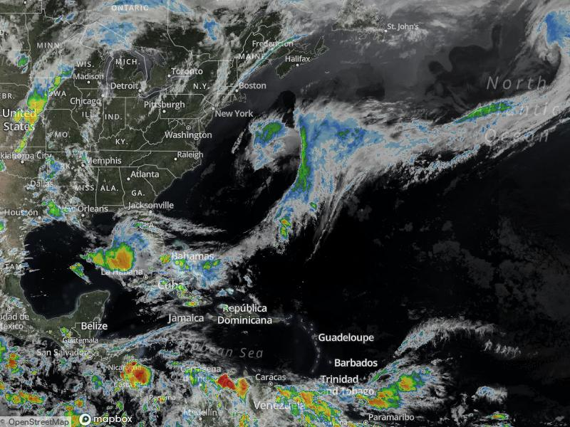 Atlantic Infrared Satellite