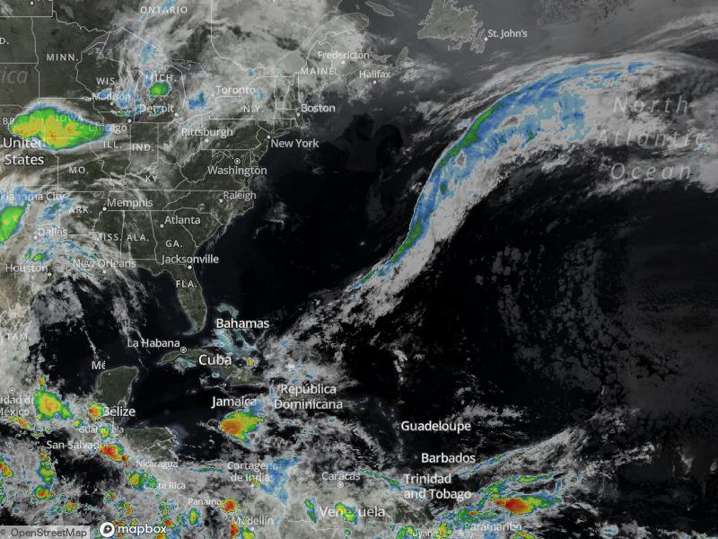 Atlantic Infrared Satellite