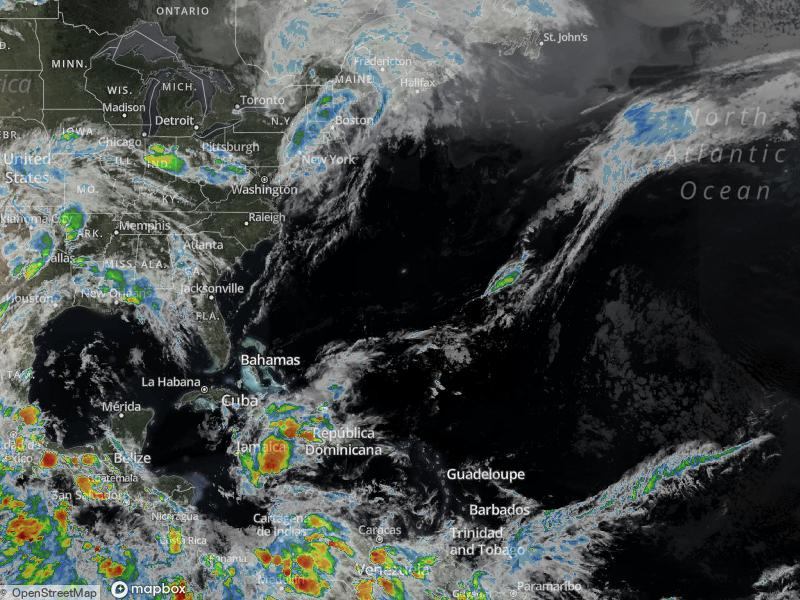 Atlantic Infrared Satellite