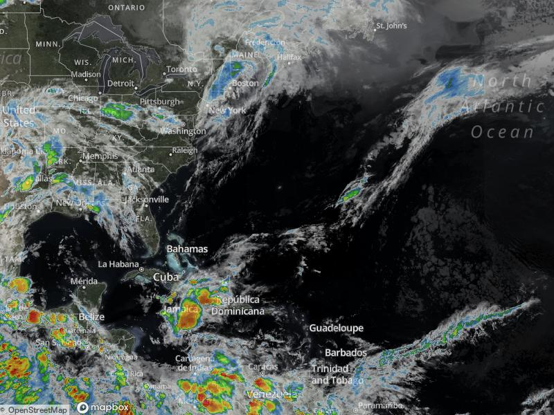 Atlantic Infrared Satellite
