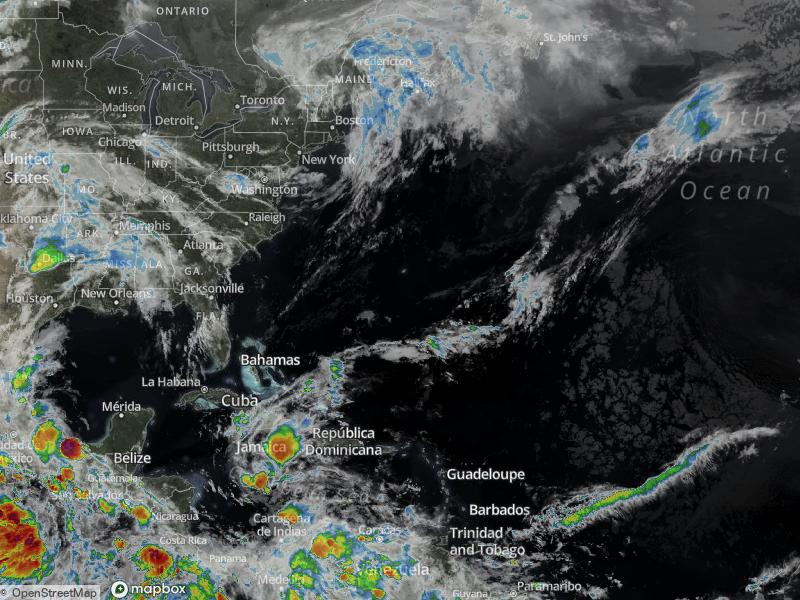 Atlantic Infrared Satellite