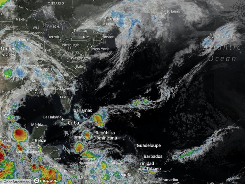 Atlantic Infrared Satellite