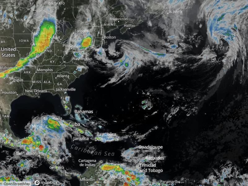 Atlantic Infrared Satellite