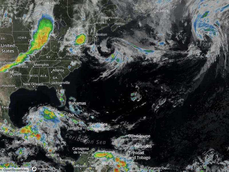 Atlantic Infrared Satellite