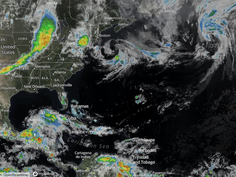 Atlantic Infrared Satellite