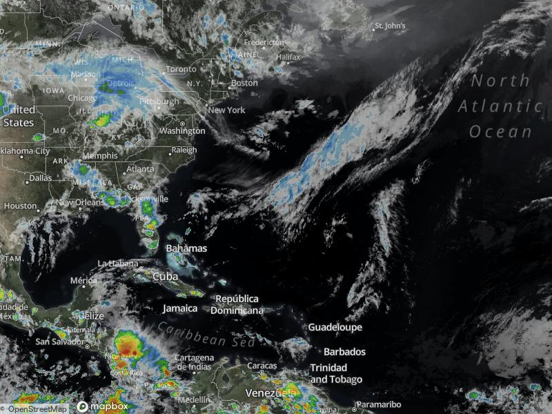 Atlantic Infrared Satellite