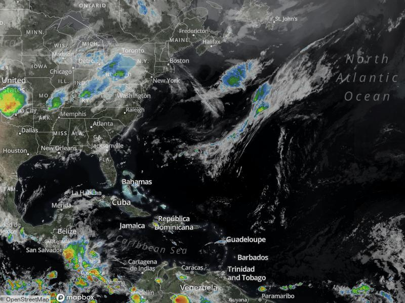Atlantic Infrared Satellite