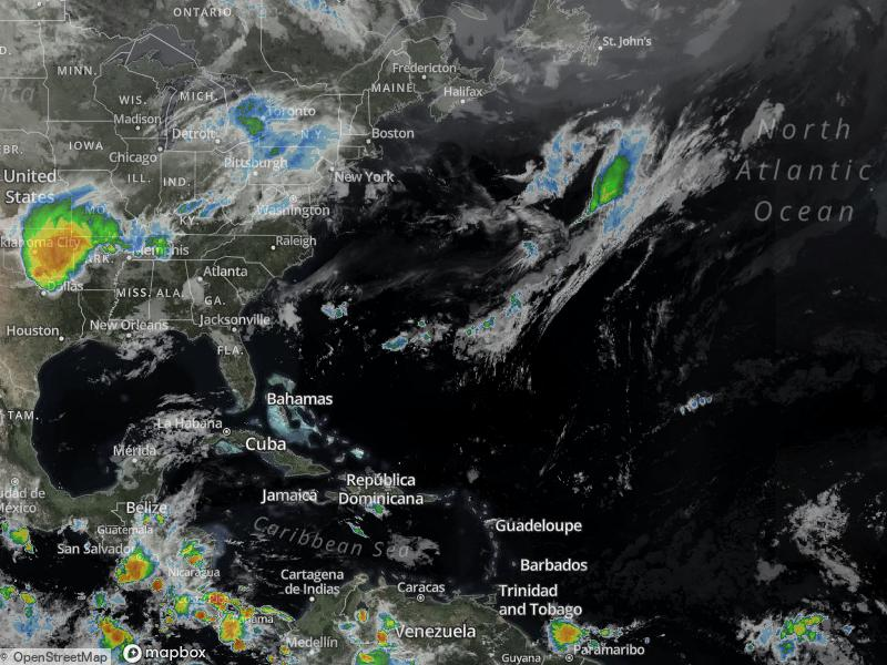 Atlantic Infrared Satellite