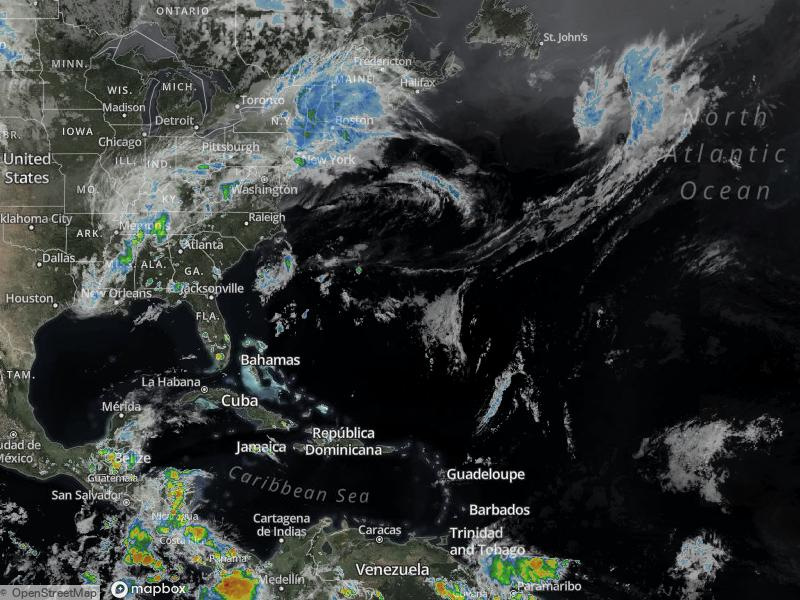 Atlantic Infrared Satellite