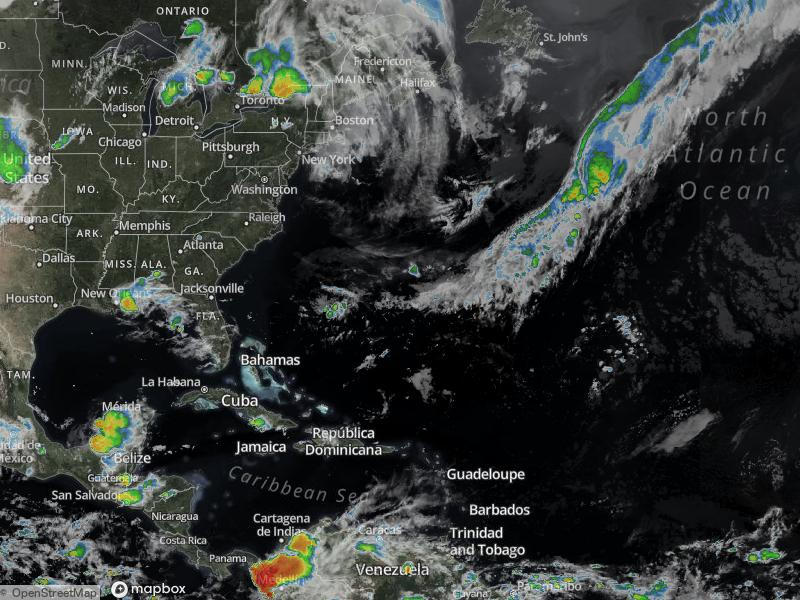Atlantic Infrared Satellite