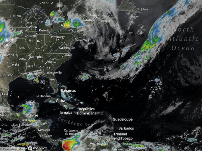 Atlantic Infrared Satellite