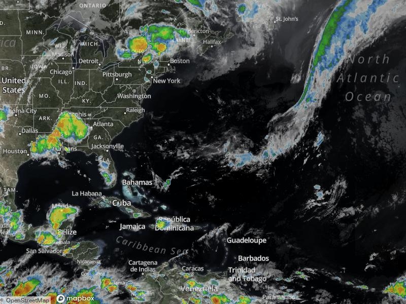 Atlantic Infrared Satellite