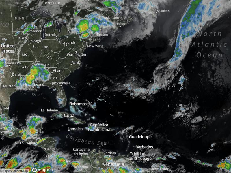 Atlantic Infrared Satellite
