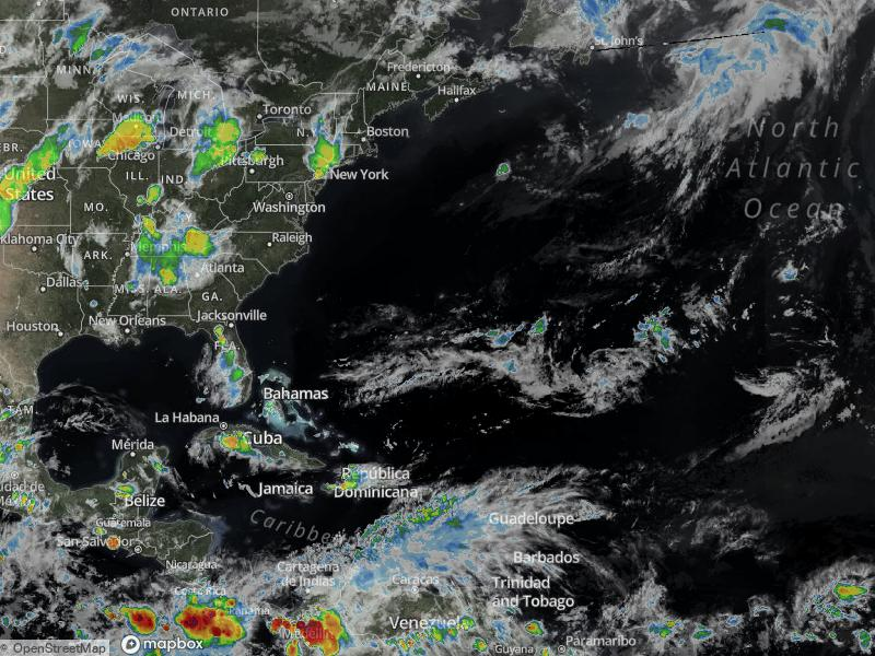 Atlantic Infrared Satellite