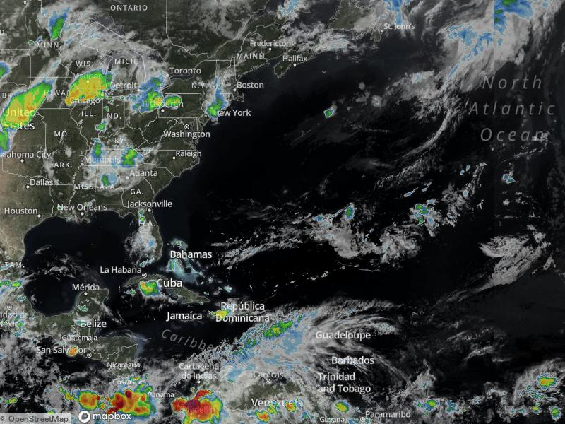 Atlantic Infrared Satellite