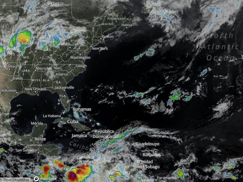 Atlantic Infrared Satellite