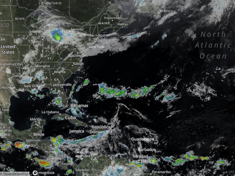 Atlantic Infrared Satellite