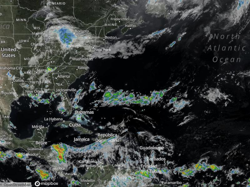 Atlantic Infrared Satellite