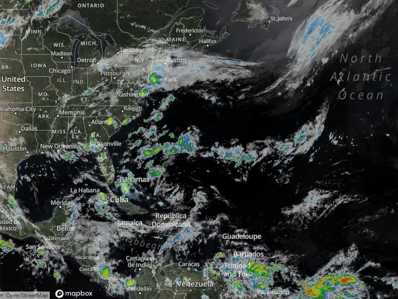 Atlantic Infrared Satellite