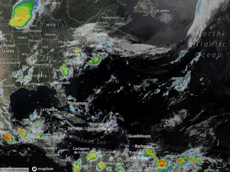 Atlantic Infrared Satellite