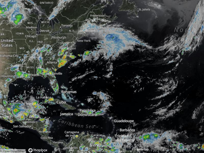 Atlantic Infrared Satellite