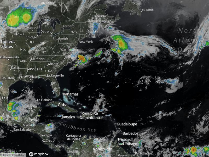 Atlantic Infrared Satellite