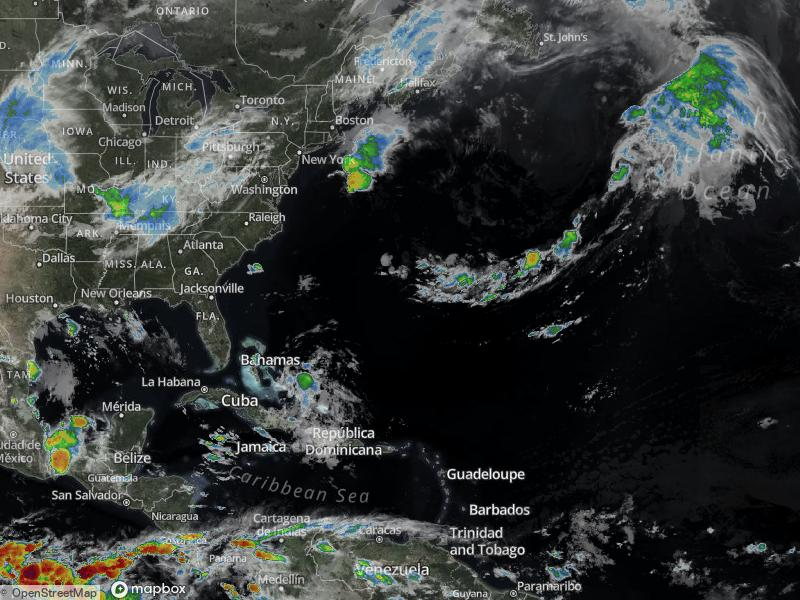 Atlantic Infrared Satellite