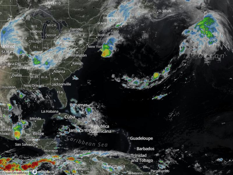 Atlantic Infrared Satellite