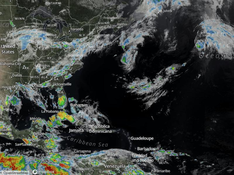 Atlantic Infrared Satellite