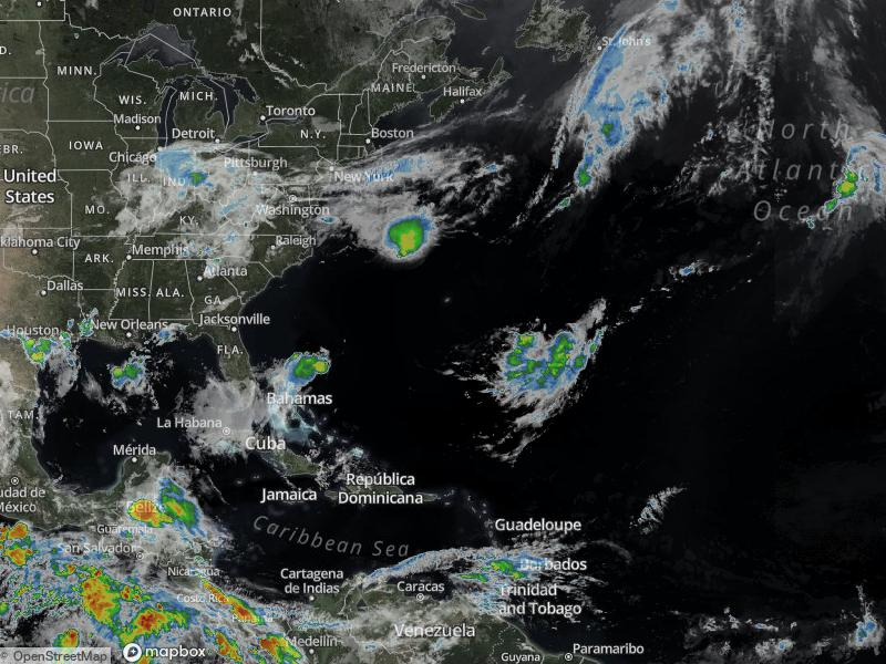 Atlantic Infrared Satellite