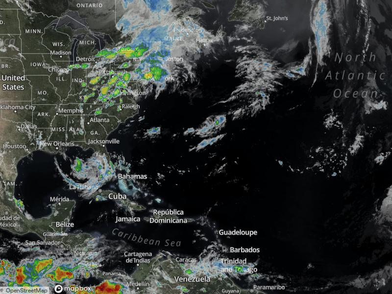 Atlantic Infrared Satellite
