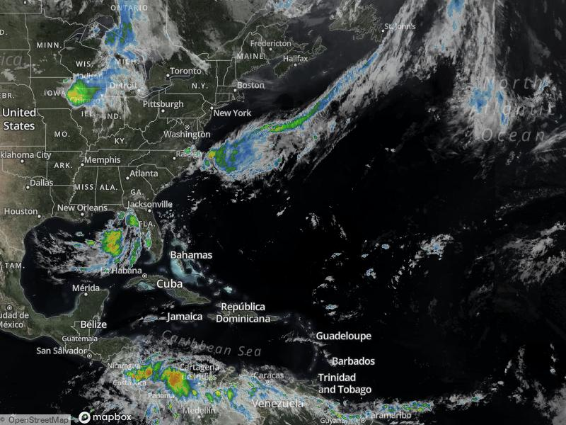 Atlantic Infrared Satellite