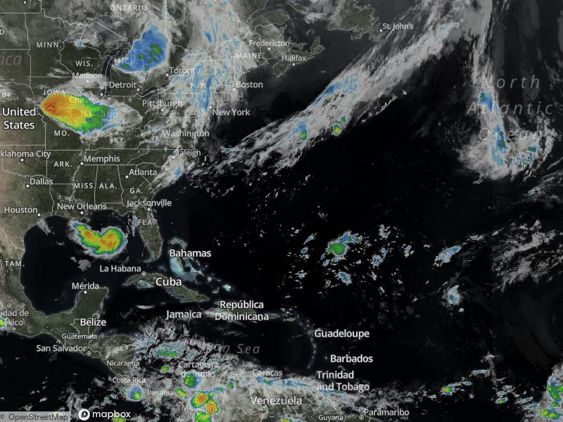 Atlantic Infrared Satellite