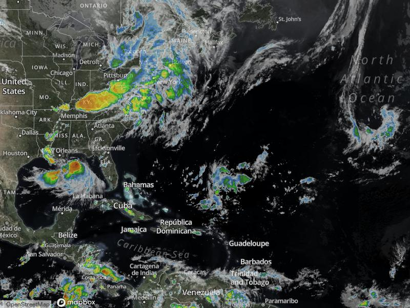 Atlantic Infrared Satellite