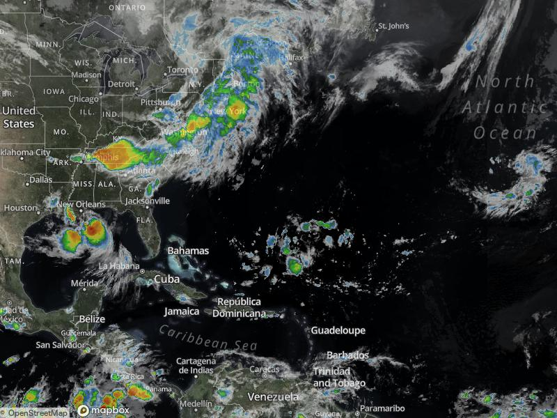 Atlantic Infrared Satellite