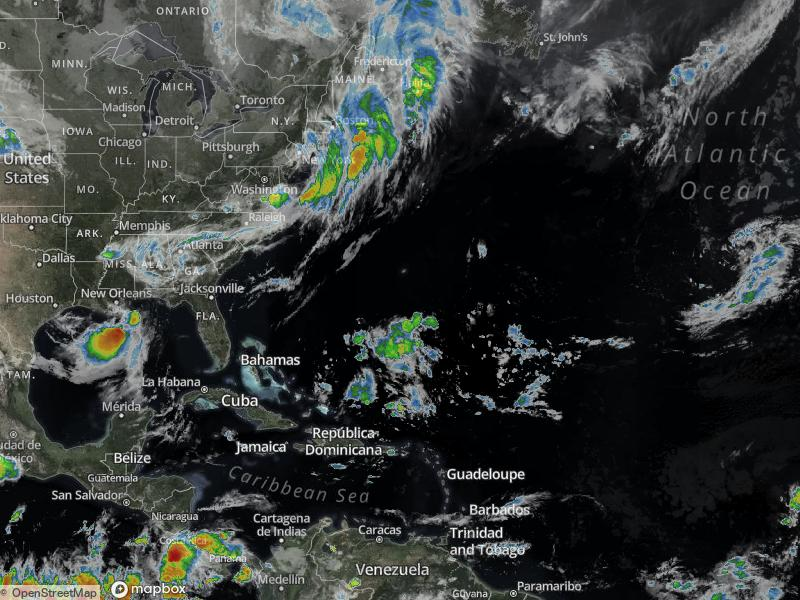 Atlantic Infrared Satellite