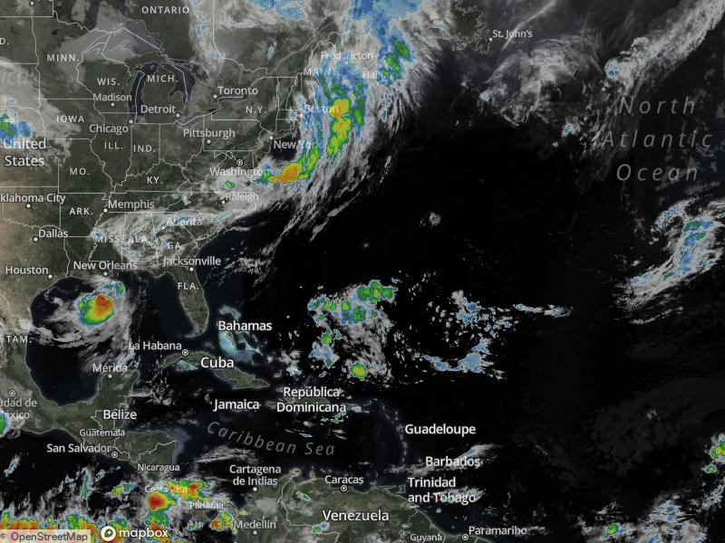 Atlantic Infrared Satellite