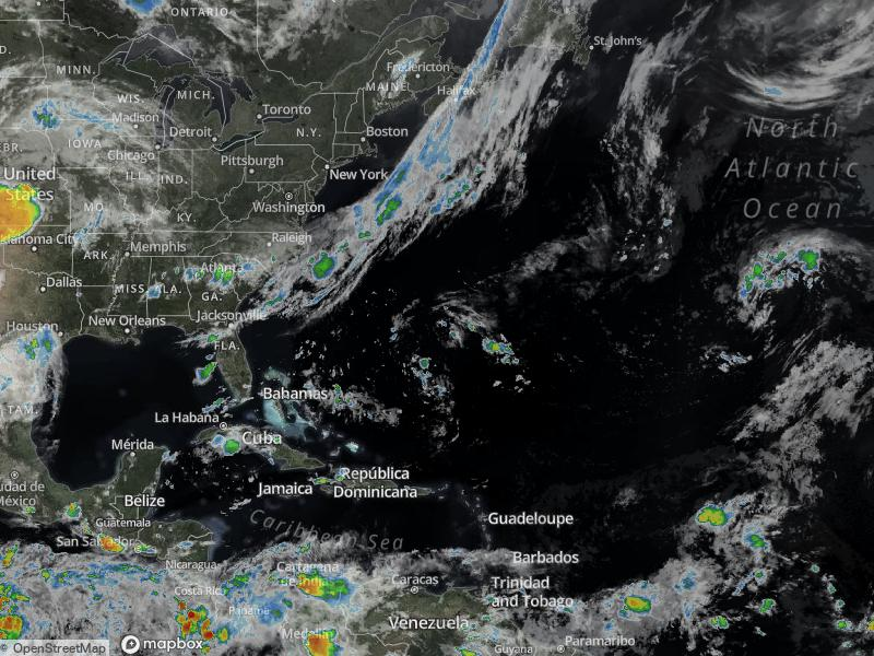 Atlantic Infrared Satellite
