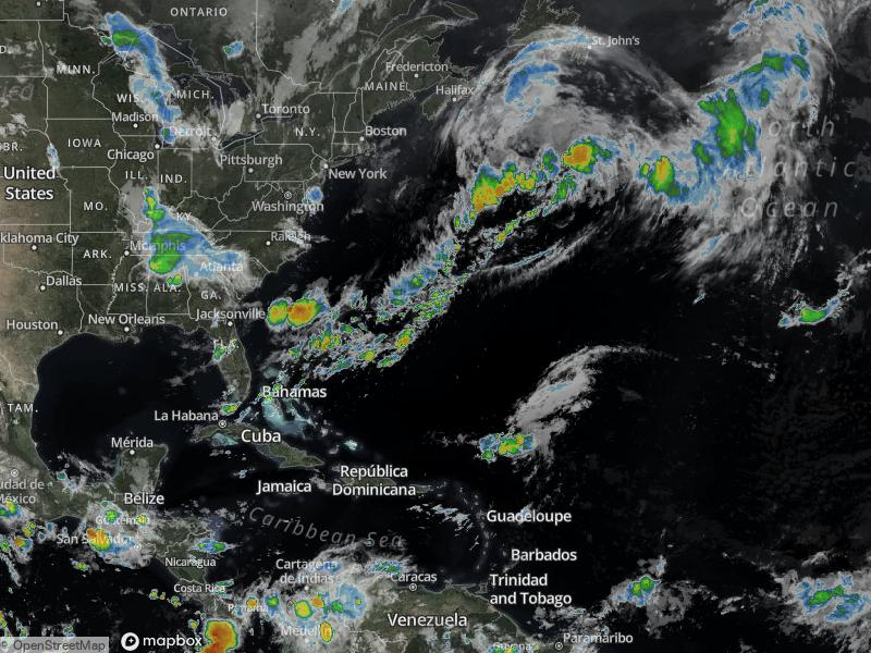 Atlantic Infrared Satellite