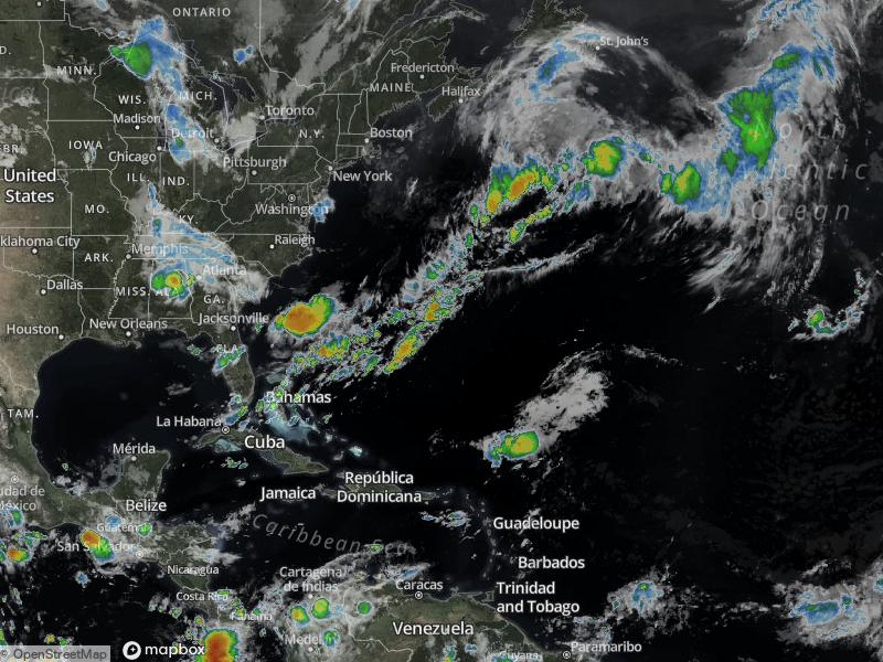 Atlantic Infrared Satellite