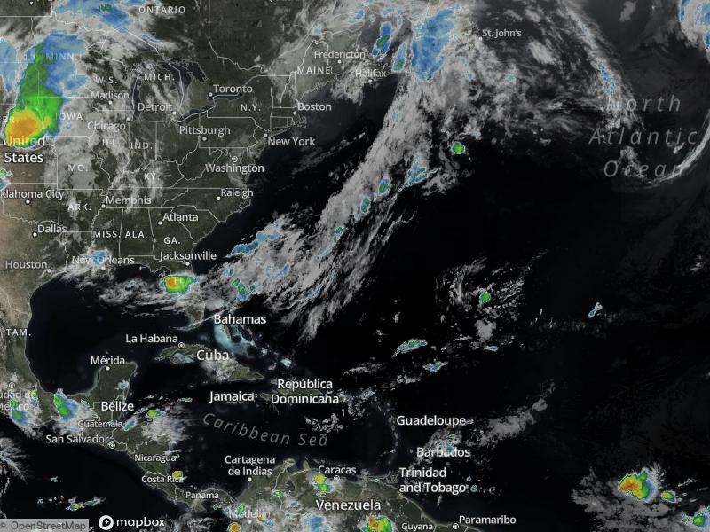 Atlantic Infrared Satellite