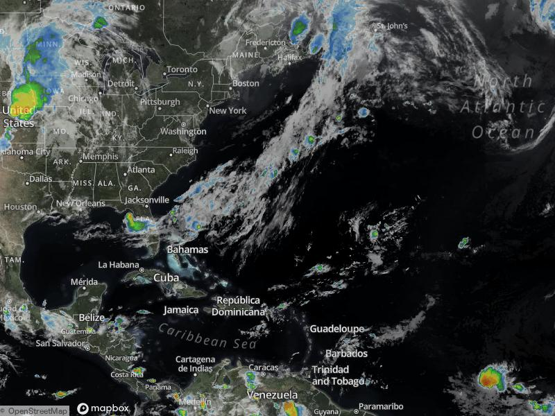 Atlantic Infrared Satellite