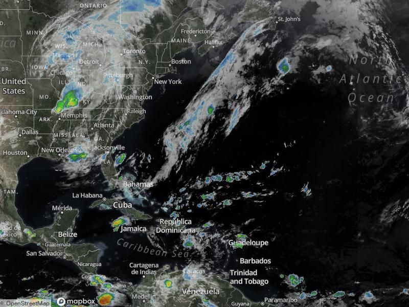 Atlantic Infrared Satellite