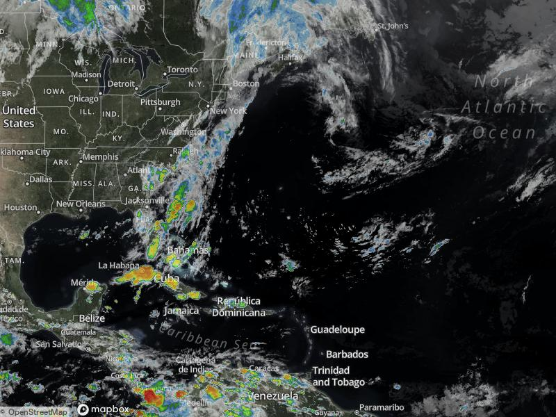 Atlantic Infrared Satellite