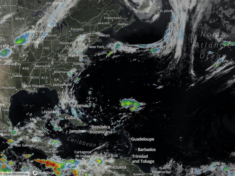 Atlantic Infrared Satellite