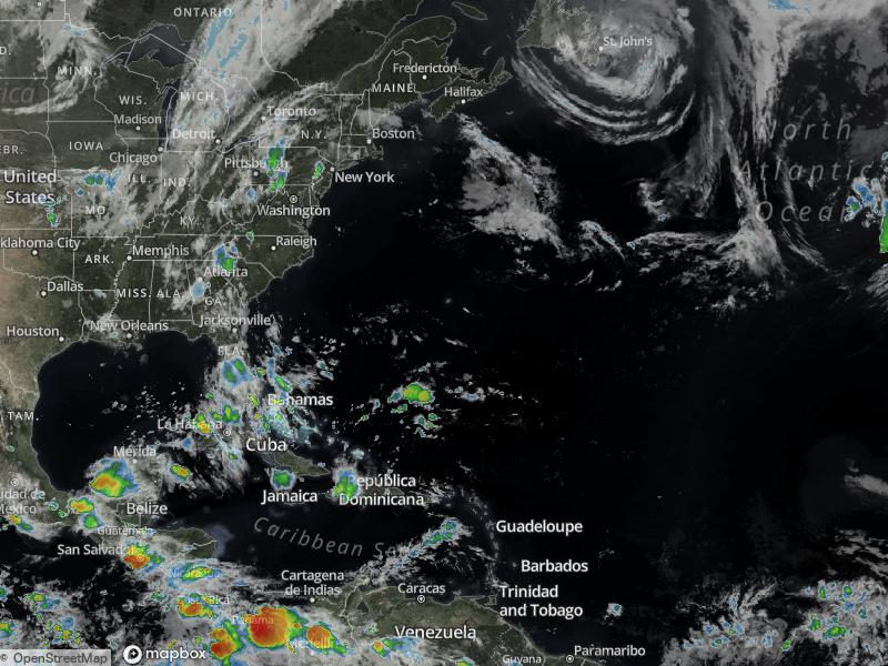 Atlantic Infrared Satellite