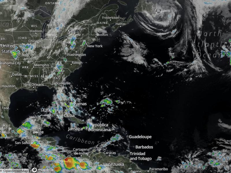 Atlantic Infrared Satellite