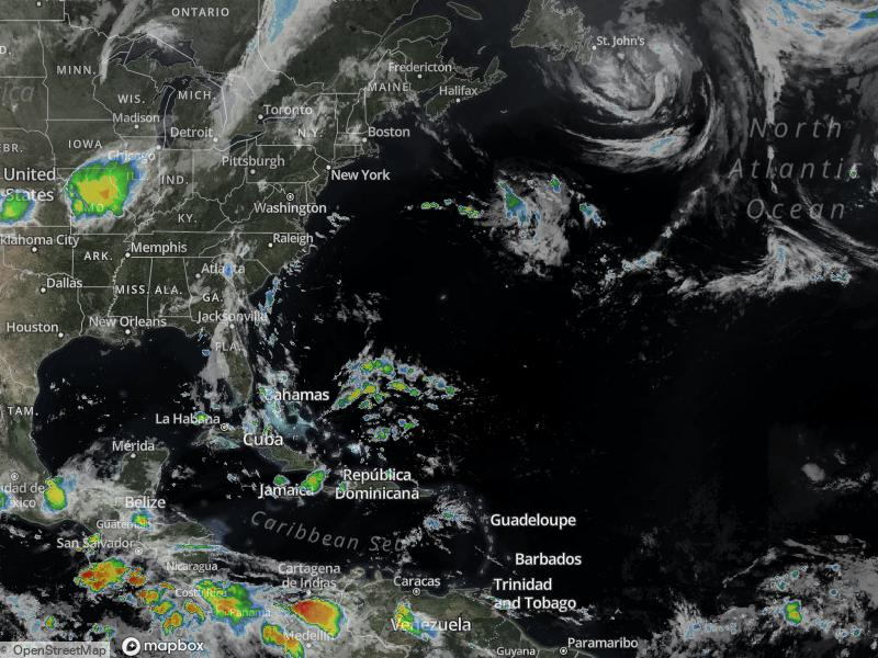 Atlantic Infrared Satellite