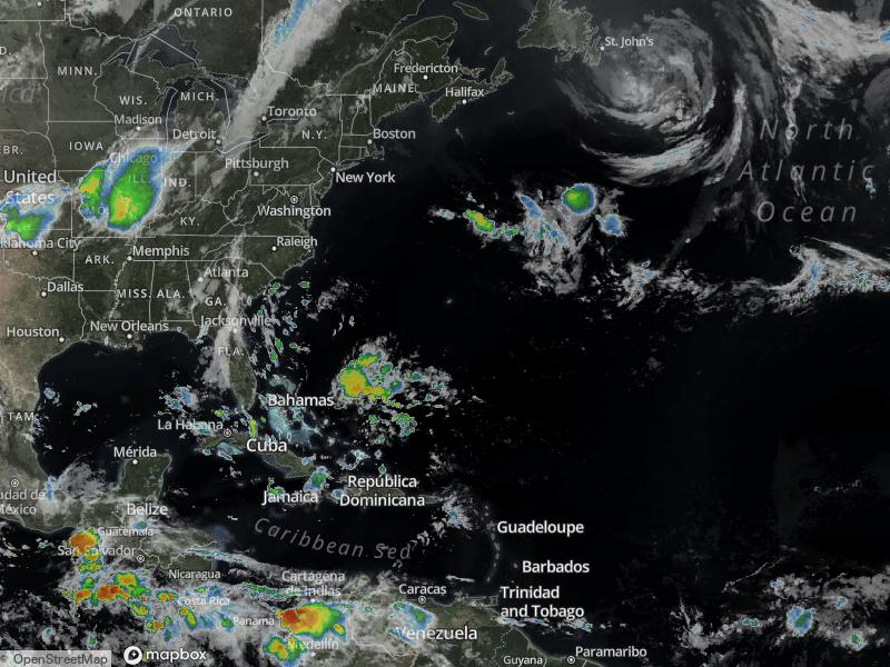 Atlantic Infrared Satellite