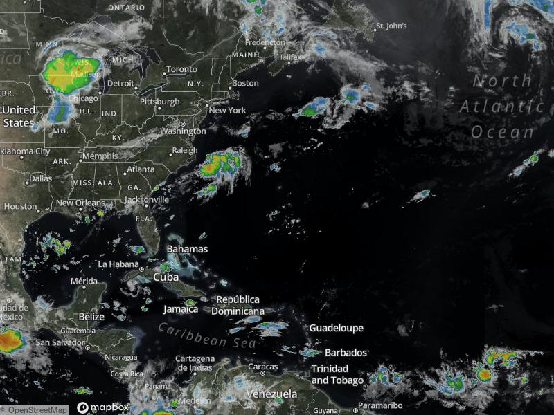 Atlantic Infrared Satellite